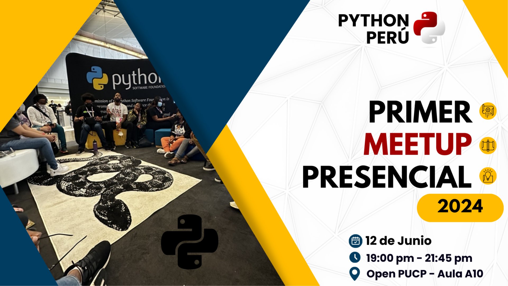 Imagen del Meetup de Python Perú
